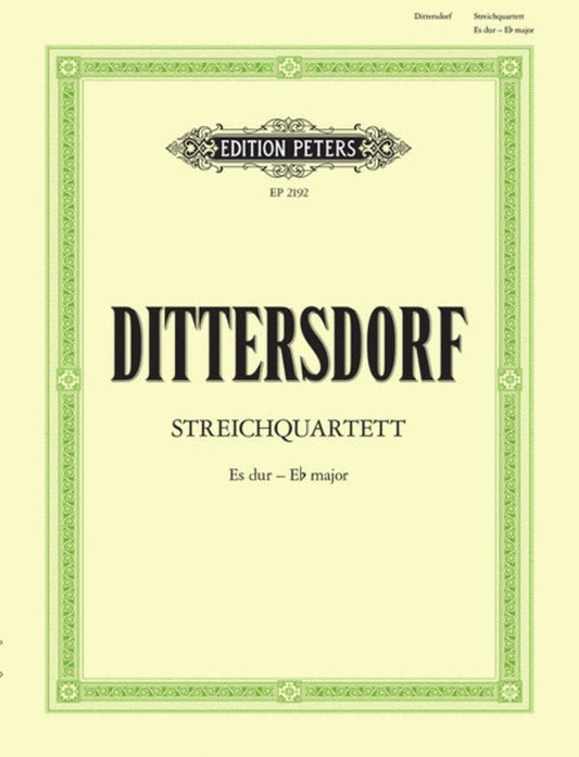 Quartet E Flat 2 Violin Viola Vc (Softcover Book)