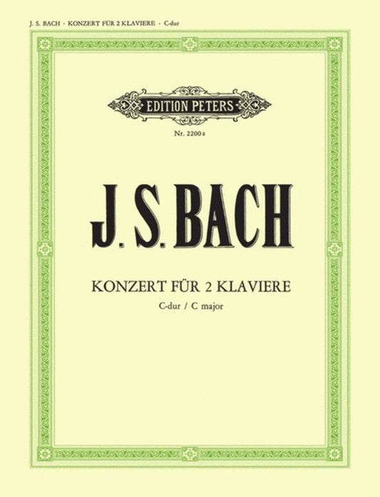Concerto Bwv 1061 C 2P 4H (Softcover Book)
