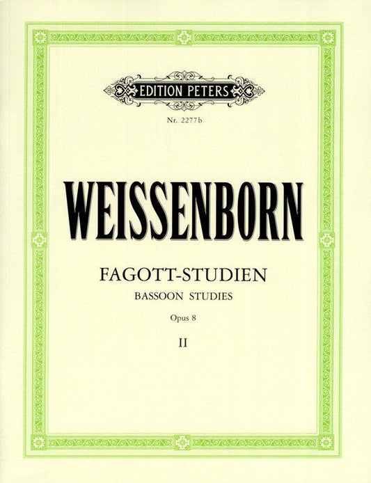 Weissenborn - Bassoon Studies Op. 8 Vol. 2 Advanced