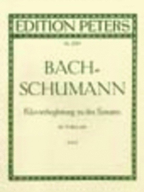 Piano Accompaniment to Sonatas for Solo Violin Vol 2 by Robert Schumann, Edition Peters