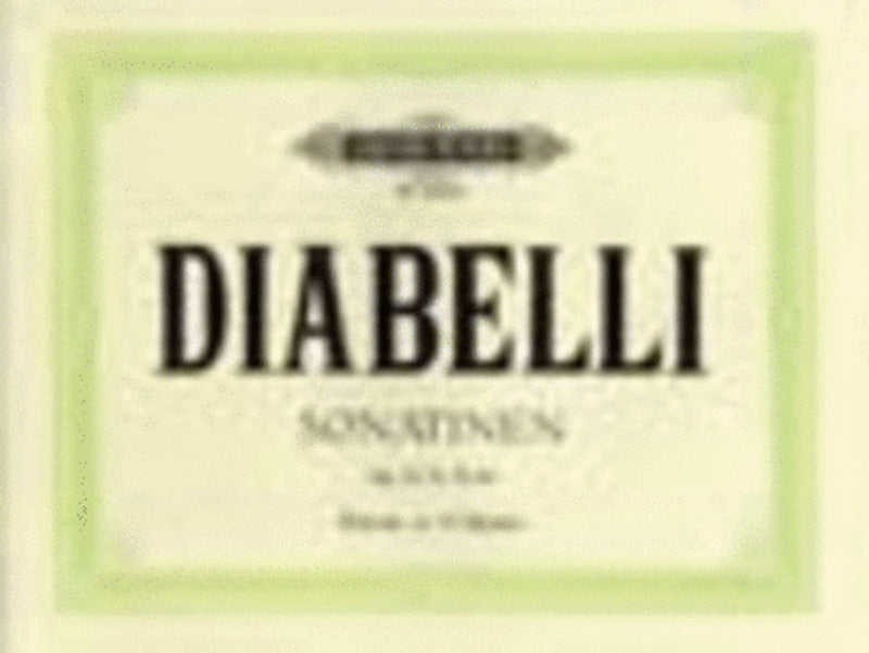 Diabelli - 5 Sonatinas Piano Duet (Softcover Book)