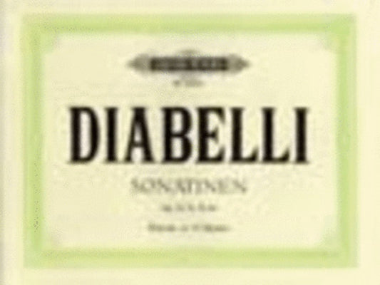 Diabelli - 5 Sonatinas Piano Duet (Softcover Book)