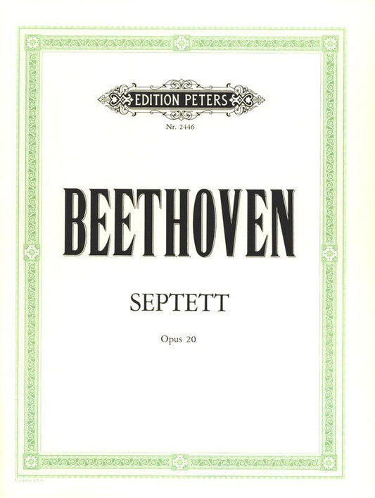 Beethoven Septet in E Flat Op. 20 for Violin, Viola, Cello, Bassoon, Clarinet, and Double Bass