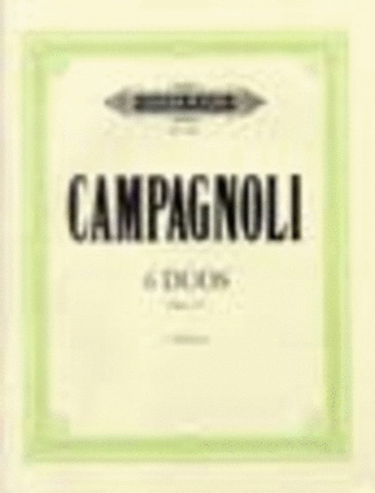 Progressive Duets 6 Op 14 2Violin (Softcover Book)