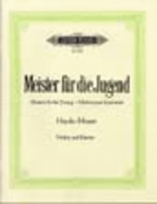 Masters For The Young Album Violin/Piano (Softcover Book)