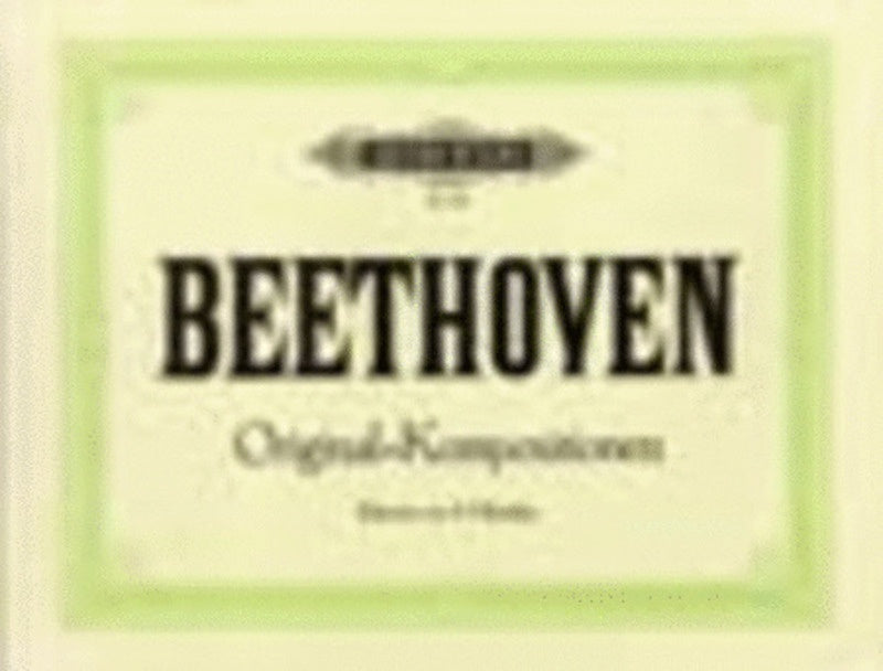 Beethoven - Original Compositions Piano Duet (Softcover Book)