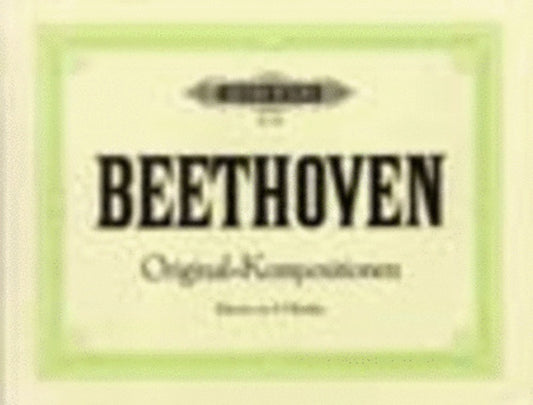 Beethoven - Original Compositions Piano Duet (Softcover Book)
