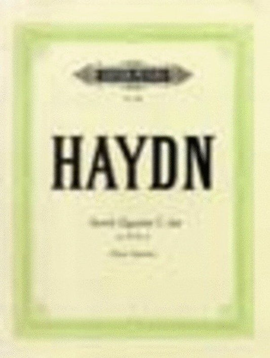 Haydn String Quartet Op. 76 No. 3 in C Major 'Emperor' - Edition Peters, 155 Pages