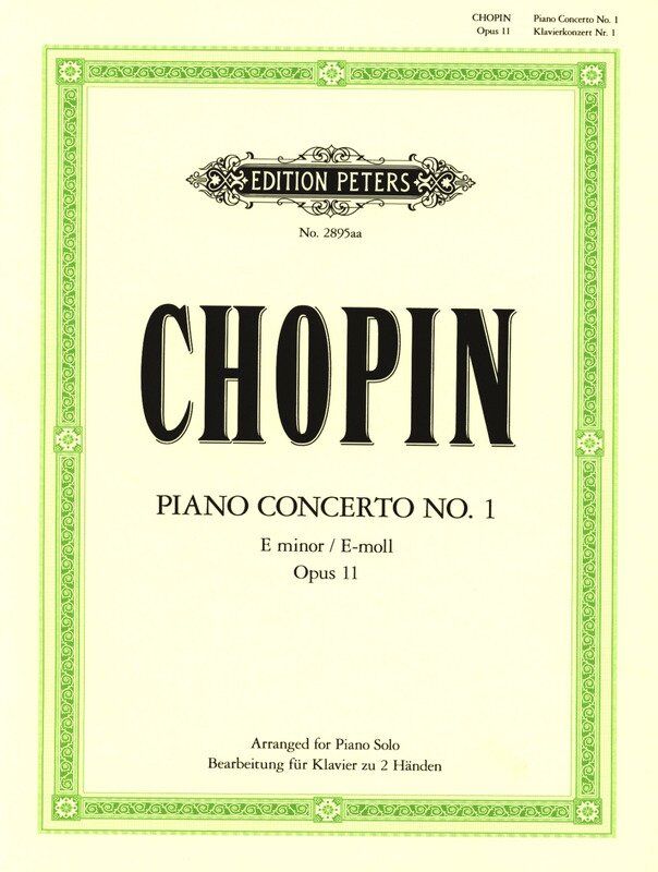 Chopin - Concerto No 1 in E Minor Op 11 Piano Solo Abridged Edition