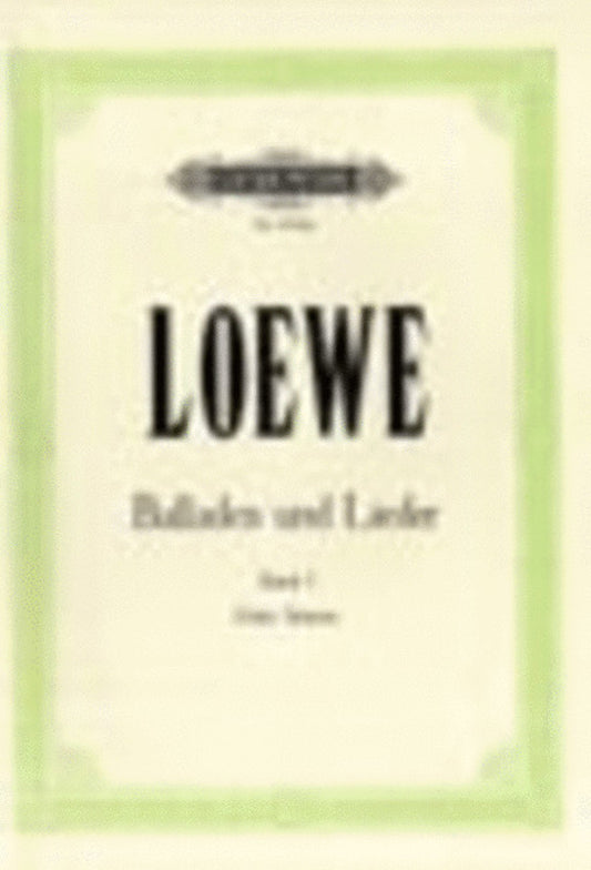 Ballads And Lieder 15 Book 1 High Ger (Softcover Book)