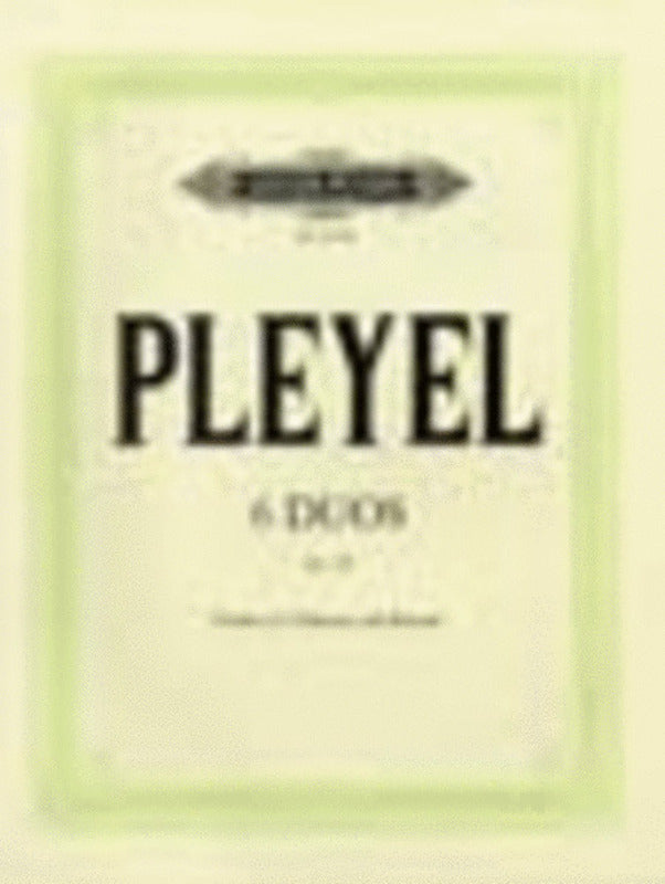 Easy Duets 6 Op 48 Violin Piano Or 2 Violin Piano (Softcover Book)