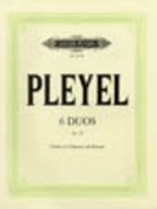 Easy Duets 6 Op 48 Violin Piano Or 2 Violin Piano (Softcover Book)