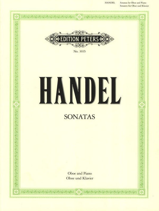 Handel - 2 Oboe Sonatas in C Minor HWV 366 & G Minor HWV 364a for Oboe and Piano