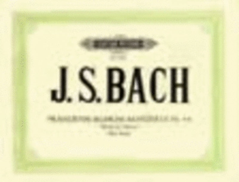 Brandenburg Concertos Book 2 Pd Arr Reger (Softcover Book)