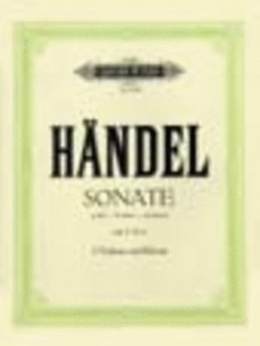 Trio Sonata Op 2 No 6 G Min 2Violin/Piano (Music Score/Parts) Book