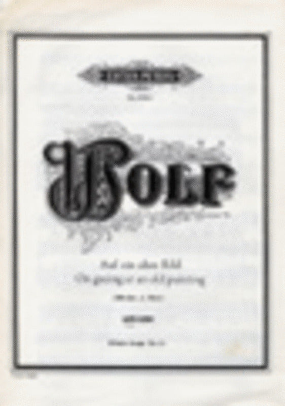 On Gazing At An Old Painting / Auf Ein Altes Bil (Softcover Book)
