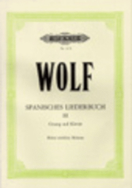 Spanisches Liederbuch Book 3 High-Med Ger/Eng (Softcover Book)
