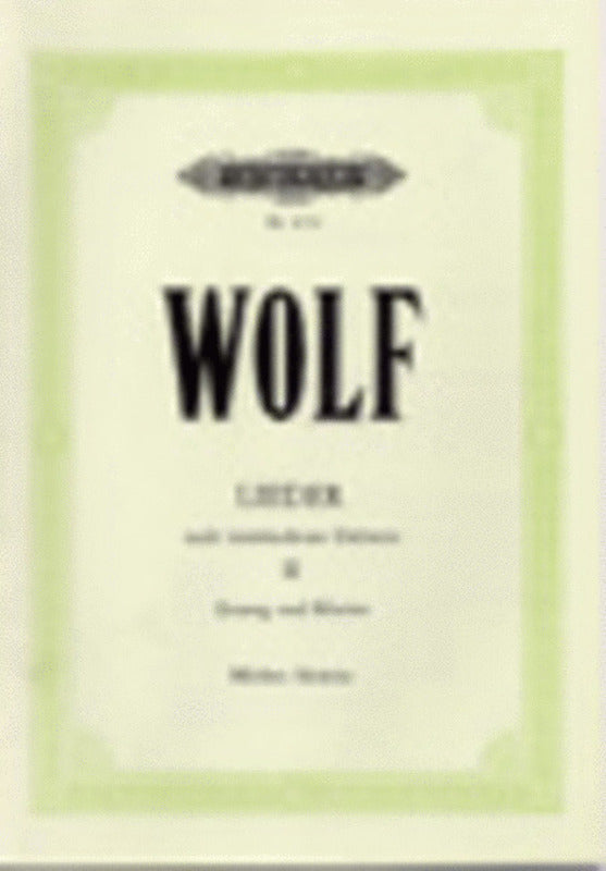 Lieder Nach Verschiedenen Dichtern Book 2 (Softcover Book)