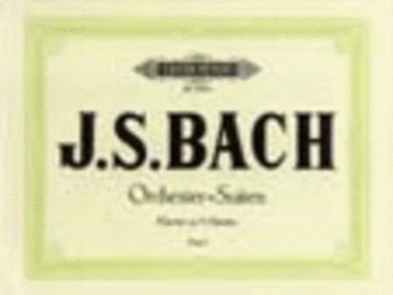 Edition Peters - Orchestral Suites Nos 1-4 Pd
