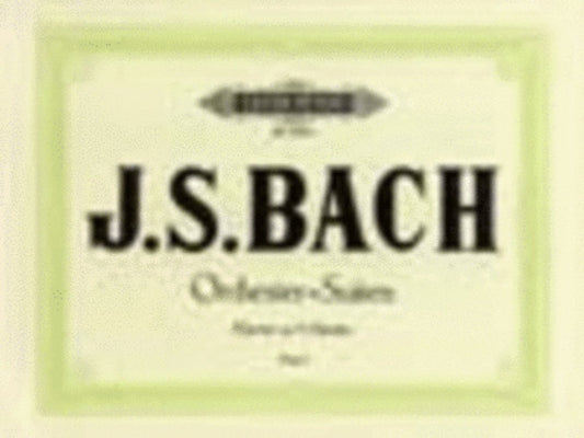 Edition Peters - Orchestral Suites Nos 1-4 Pd