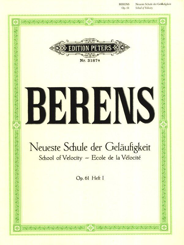 Berens - School of Velocity Op. 61 Vol. 1 Studies 1-14 for Piano