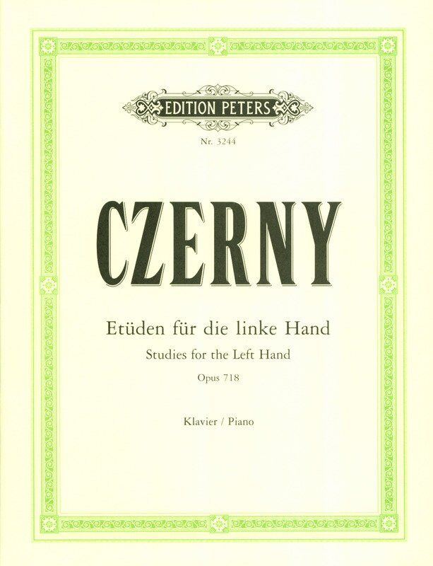 Czerny - 24 Studies for the Left Hand Op. 718, Piano Solo, Edition Peters