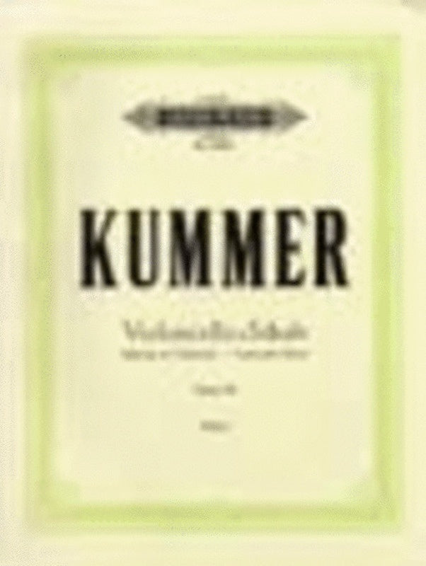 Kummer - Cello Method Op 60 (Softcover Book)