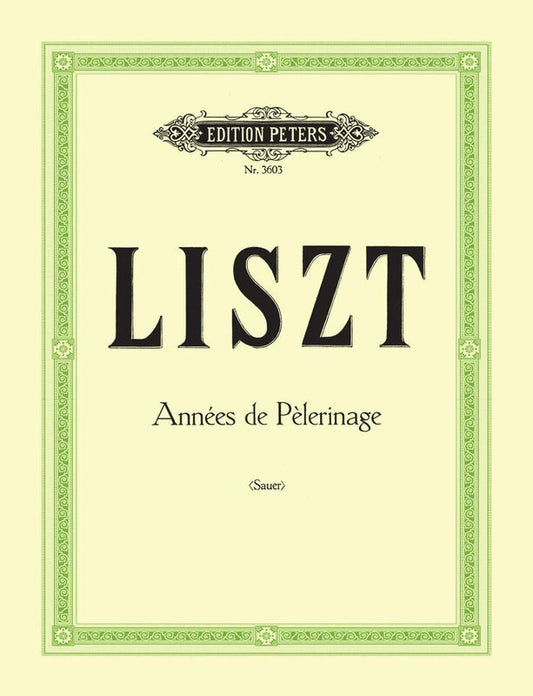 Annees De Pelerinage Selections (Softcover Book)