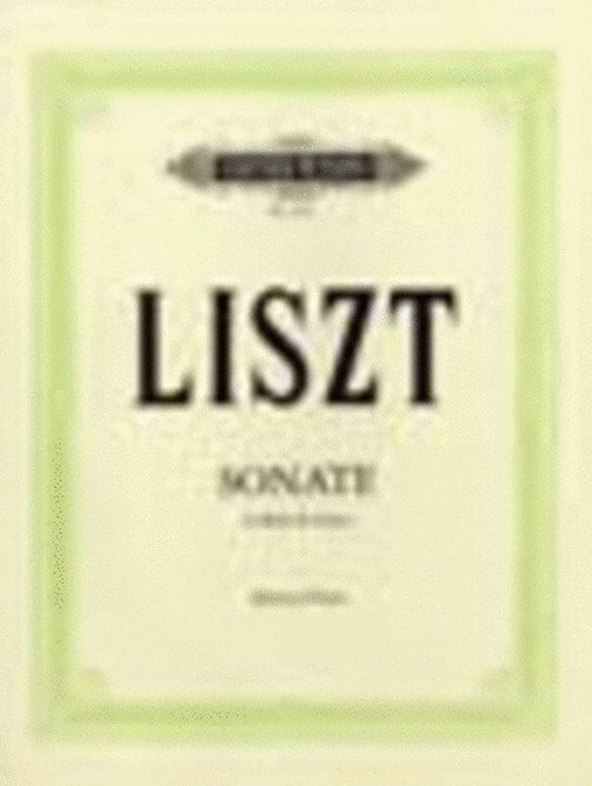 Franz Liszt Piano Sonata in B Minor, Edition Peters, Piano Solo, 1 Page