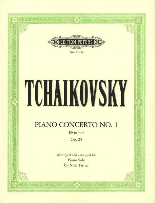 Tchaikovsky Piano Concerto No. 1 Op. 23 Abridged Solo Piano by Noel Fisher