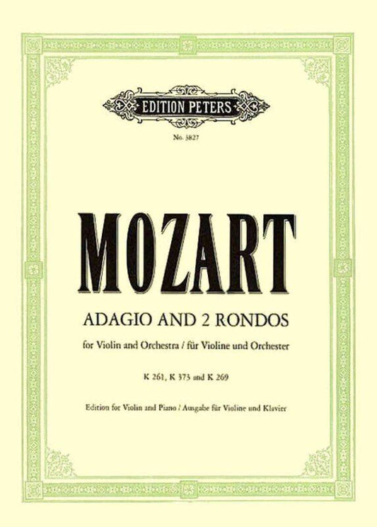 Mozart - Adagio K261 & Rondos K269 K373 for Violin and Piano