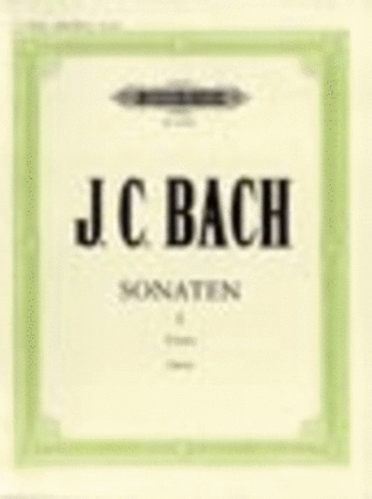 Bach Jc - Sonatas From Op 5 And Op 17 Vol 1 (Softcover Book)