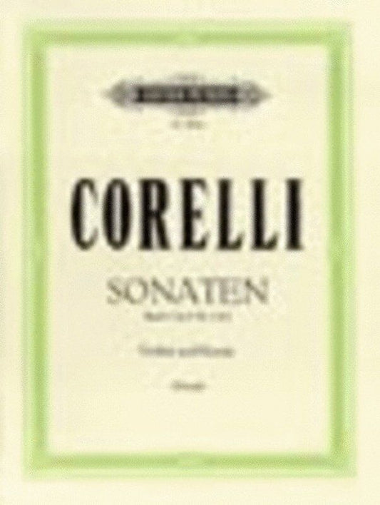 Corelli - 6 Sonatas Vol 1 Op 5 Nos 1, 4, 8 for Violin/Piano by Edition Peters