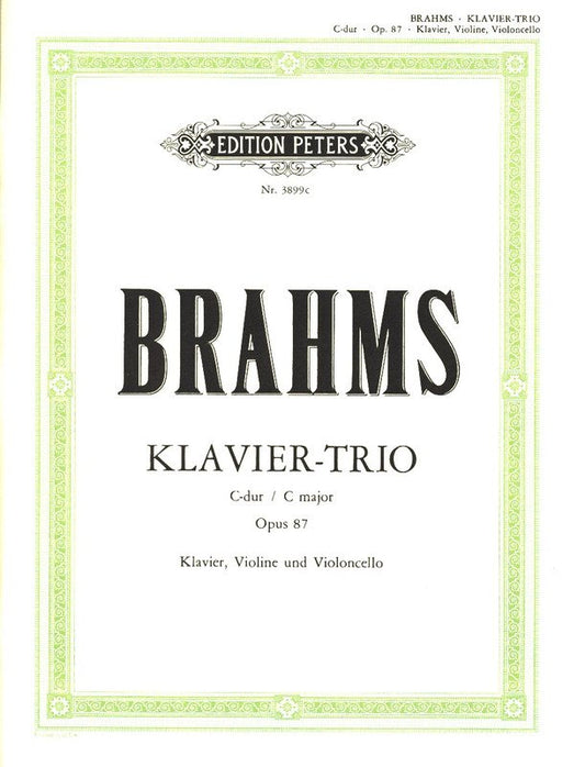 Brahms: Piano Trio No. 3 in C, Op. 87 — Piano Trio (Edition Peters)