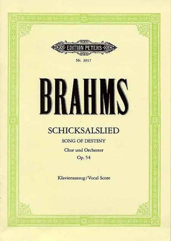 Song Of Destiny Op 54 Ger (Softcover Book)