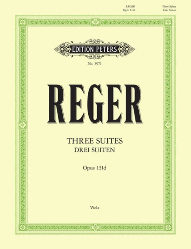 Suites Op 131D Viola Solo (Softcover Book)