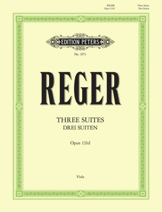 Suites Op 131D Viola Solo (Softcover Book)