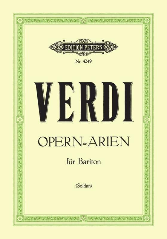 Verdi: 20 Baritone Arias (Edition Peters)