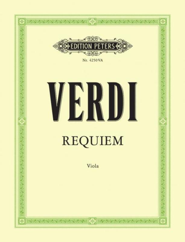 Verdi - Requiem Viola Part Part (Viola)