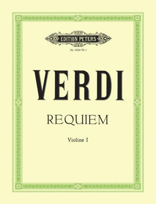 Verdi - Requiem Violin 1 Part Part (Violin)