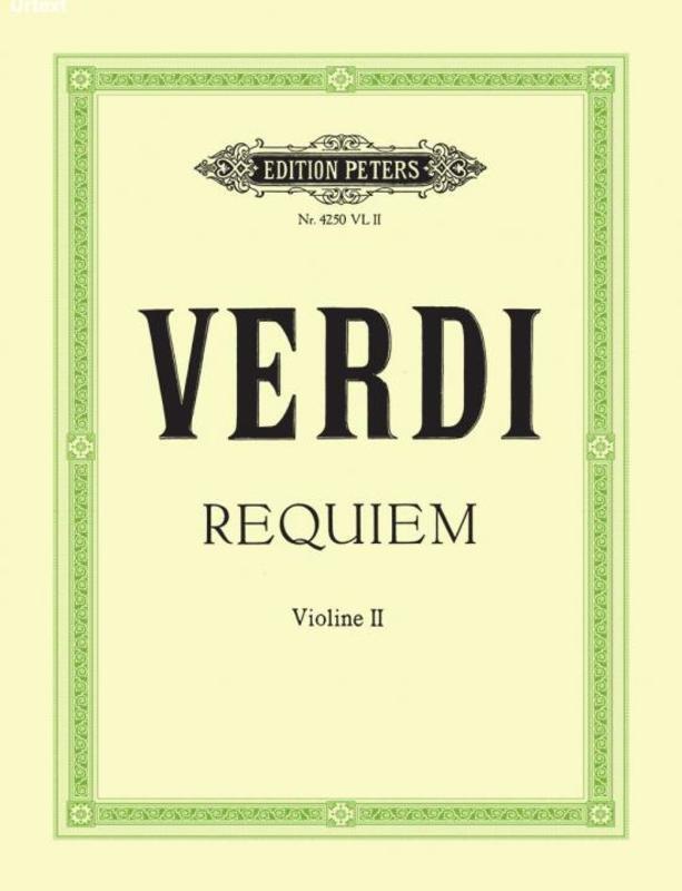 Verdi - Requiem Violin 2 Part Part (Violin)