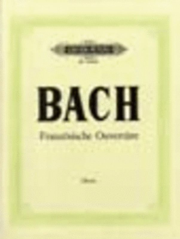 French Overture B Min Bwv 831 Ed Soldan (Softcover Book)