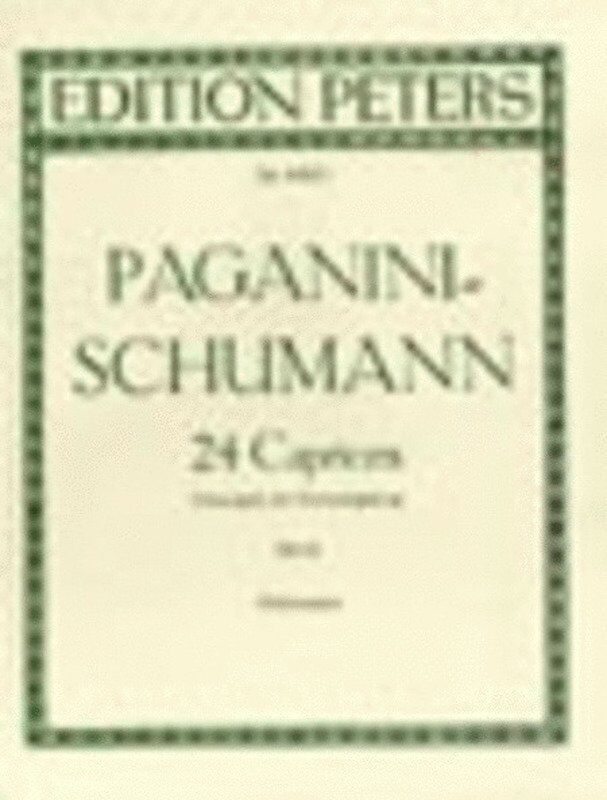 Paganini 24 Caprices Vol. 2 Piano Accompaniment by Robert Schumann