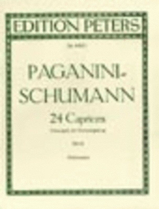 Paganini 24 Caprices Vol. 2 Piano Accompaniment by Robert Schumann