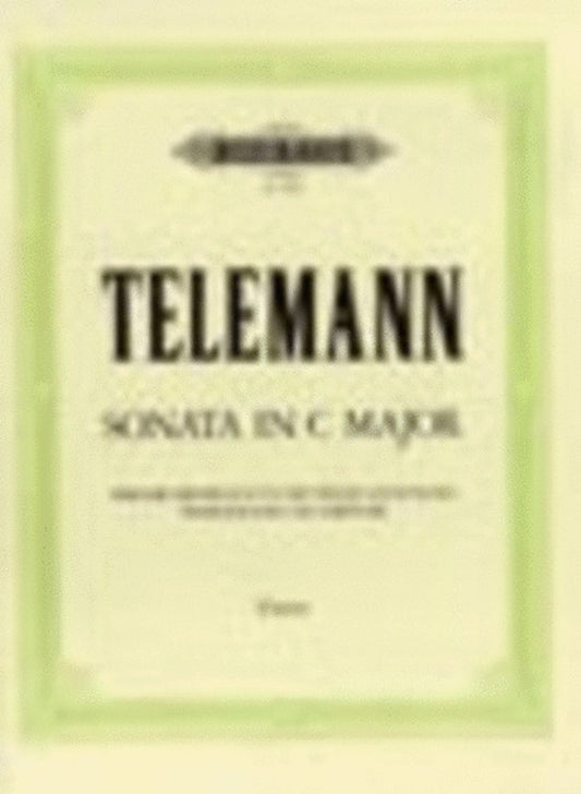 Sonata C From Getreue Musikmeister Rec Piano (Softcover Book)