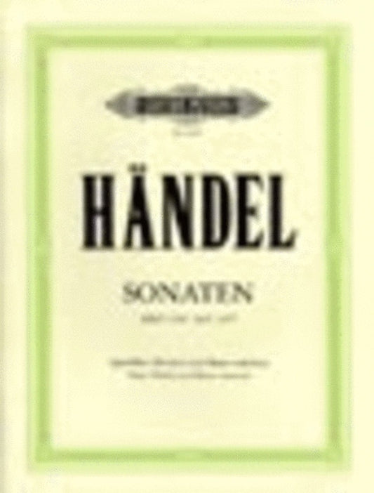 Later Sonatas 3 Flute Piano Vc Ad Lib (Softcover Book)