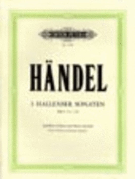 Halle Sonatas Flute/Piano Vc Ad Lib (Softcover Book)