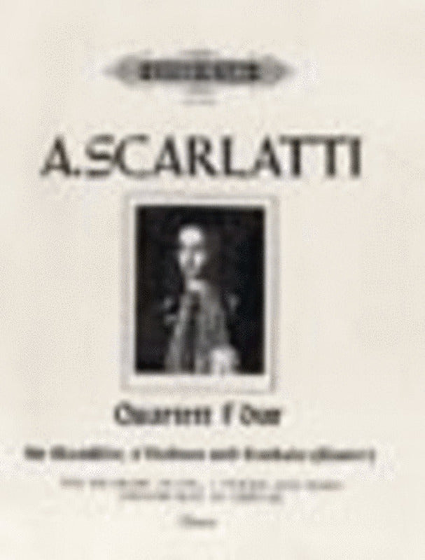 Quartet F 3Violin/Piano Or 2Violin/Fl Or Tre Rec/Piano (Music Score/Parts) Book