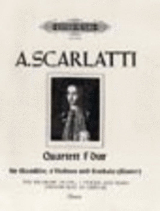 Quartet F 3Violin/Piano Or 2Violin/Fl Or Tre Rec/Piano (Music Score/Parts) Book