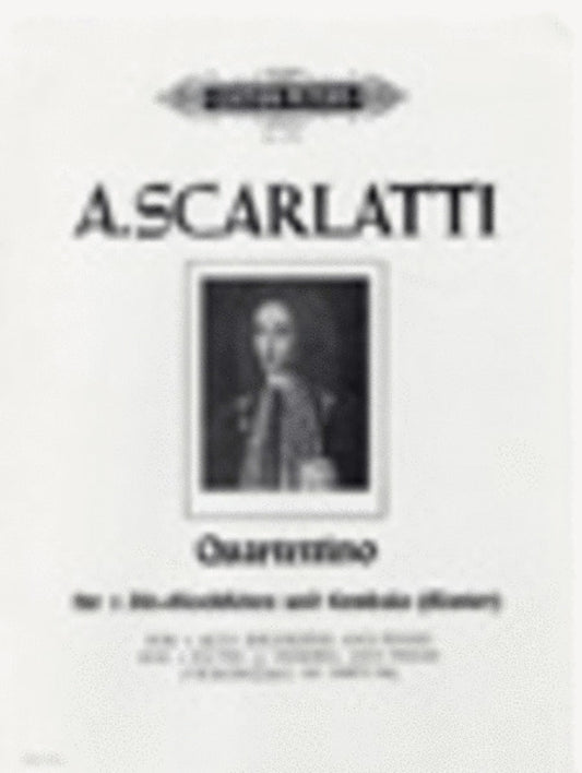 Quartettino F 3Violin/Piano Or 3Flute/Piano (Music Score/Parts) Book
